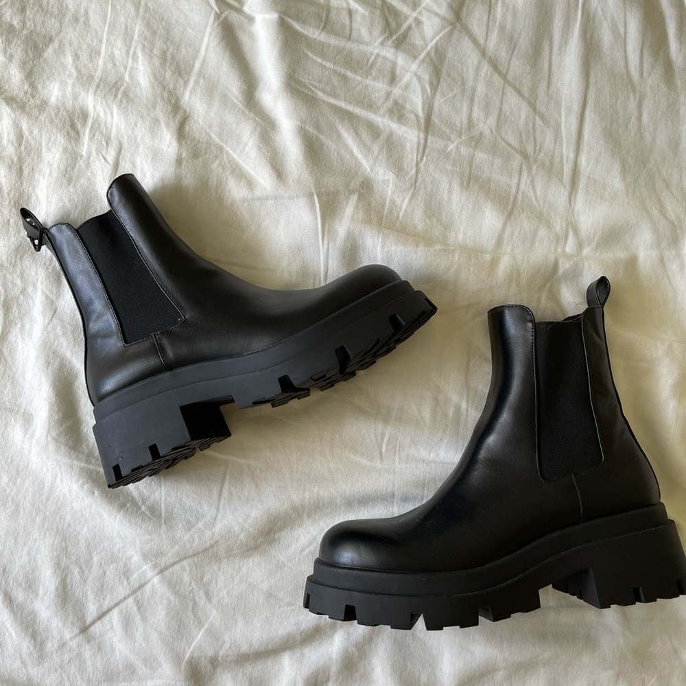 Zara Chunky Combat Boots